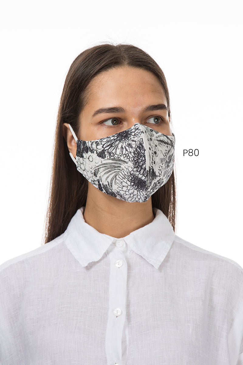 4 Layered Linen Face Masks-Accessories-Ohh! By Gum - Shop Sustainable