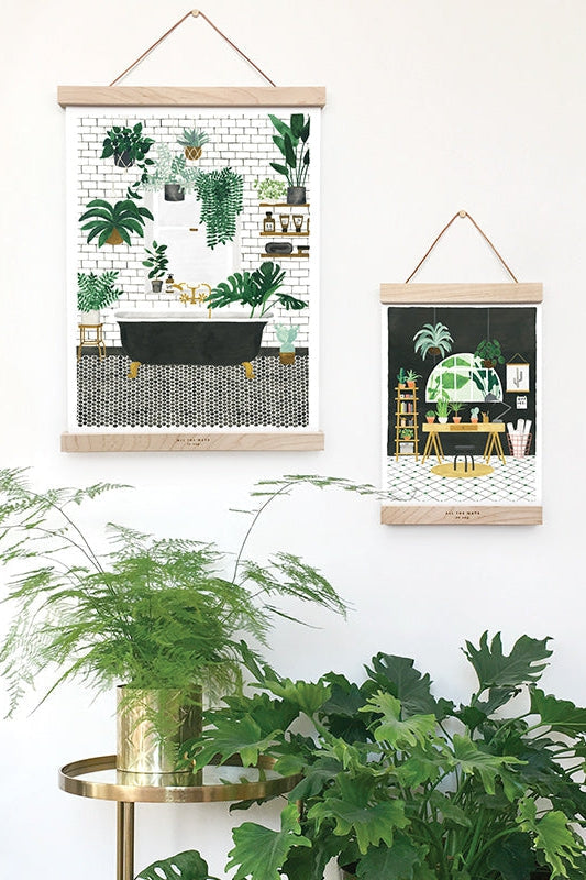 All The Way To Say Wooden Magnetic Hanger-Homeware-Ohh! By Gum - Shop Sustainable