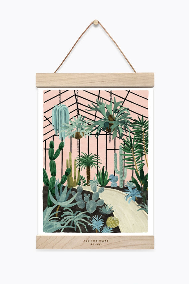 All The Way To Say Wooden Magnetic Hanger-Homeware-Ohh! By Gum - Shop Sustainable