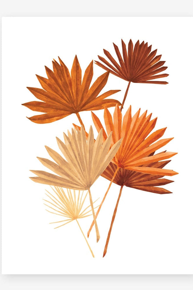 All The Ways To Say Art Prints - Dry Palm Leaves-Gifts-Ohh! By Gum - Shop Sustainable