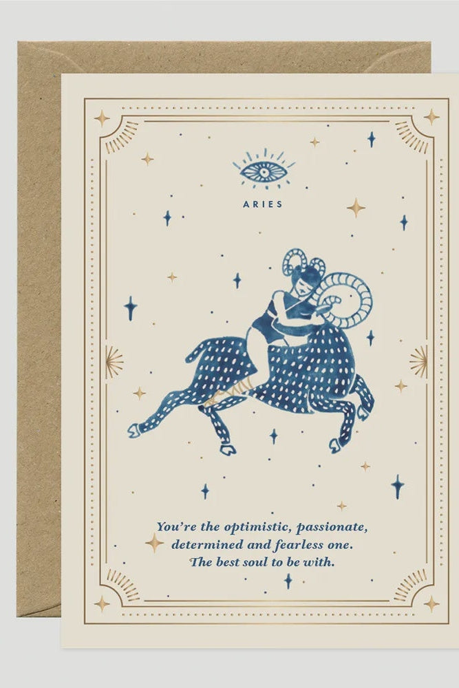 All The Ways To Say Gold Aries Greeting Cards-Gifts-Ohh! By Gum - Shop Sustainable