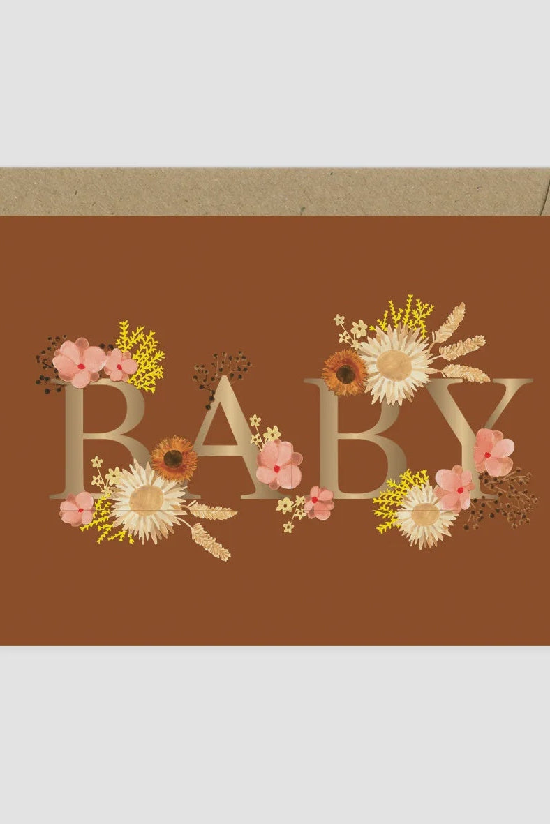 All The Ways To Say Gold Baby Bouquet Greeting Card-Gifts-Ohh! By Gum - Shop Sustainable