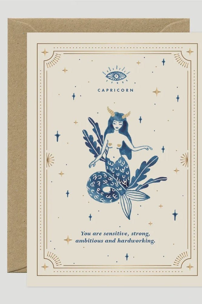 All The Ways To Say Gold Capricorn Greeting Cards-Gifts-Ohh! By Gum - Shop Sustainable