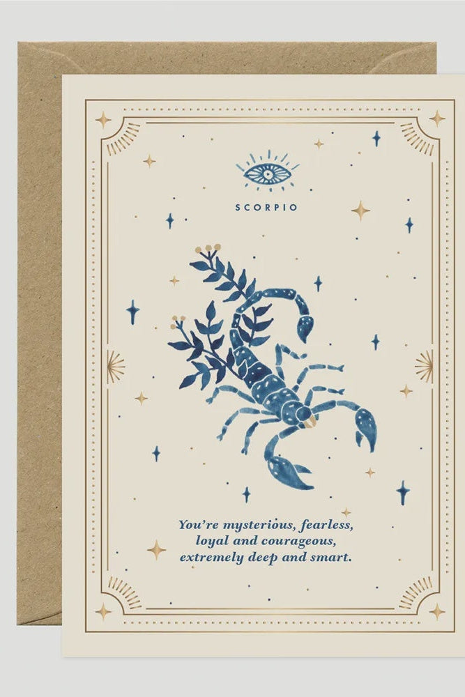 All The Ways To Say Gold Scorpio Greeting Cards-Gifts-Ohh! By Gum - Shop Sustainable