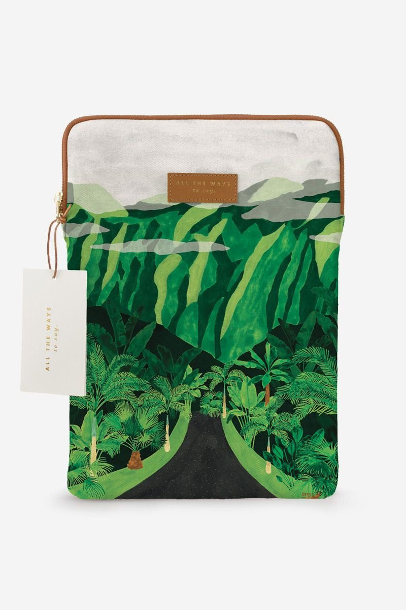 All The Ways To Say Hawai Laptop Sleeve-Accessories-Ohh! By Gum - Shop Sustainable