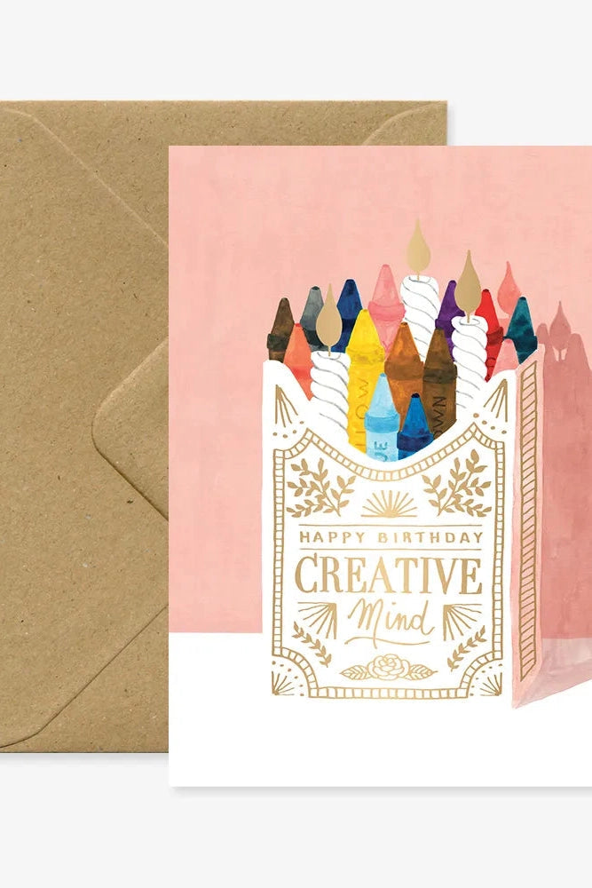 All The Ways to Say Creative Mind Happy Birthday Greeting Card-Gifts-Ohh! By Gum - Shop Sustainable
