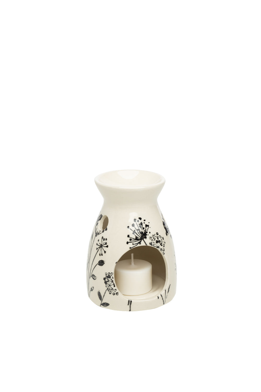 Aroma Oil Lamp - Floral Black-Homeware-Ohh! By Gum - Shop Sustainable