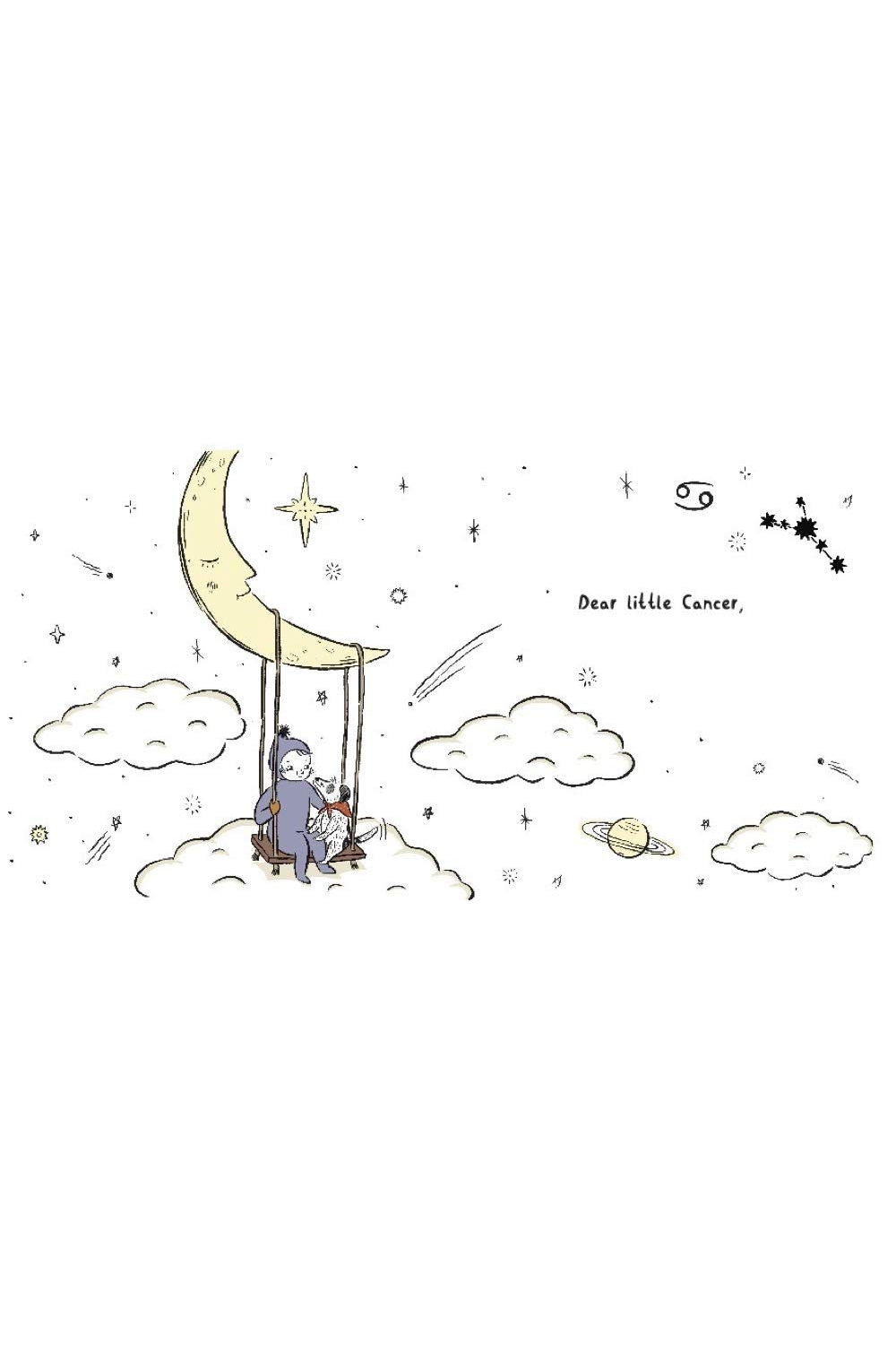 Baby Astrology: Dear Little Cancer June 21 - July 22-Books-Ohh! By Gum - Shop Sustainable