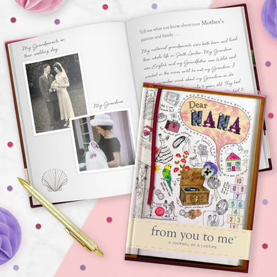 Dear Nana From You To Me Journal of a Lifetime-Books-Ohh! By Gum - Shop Sustainable