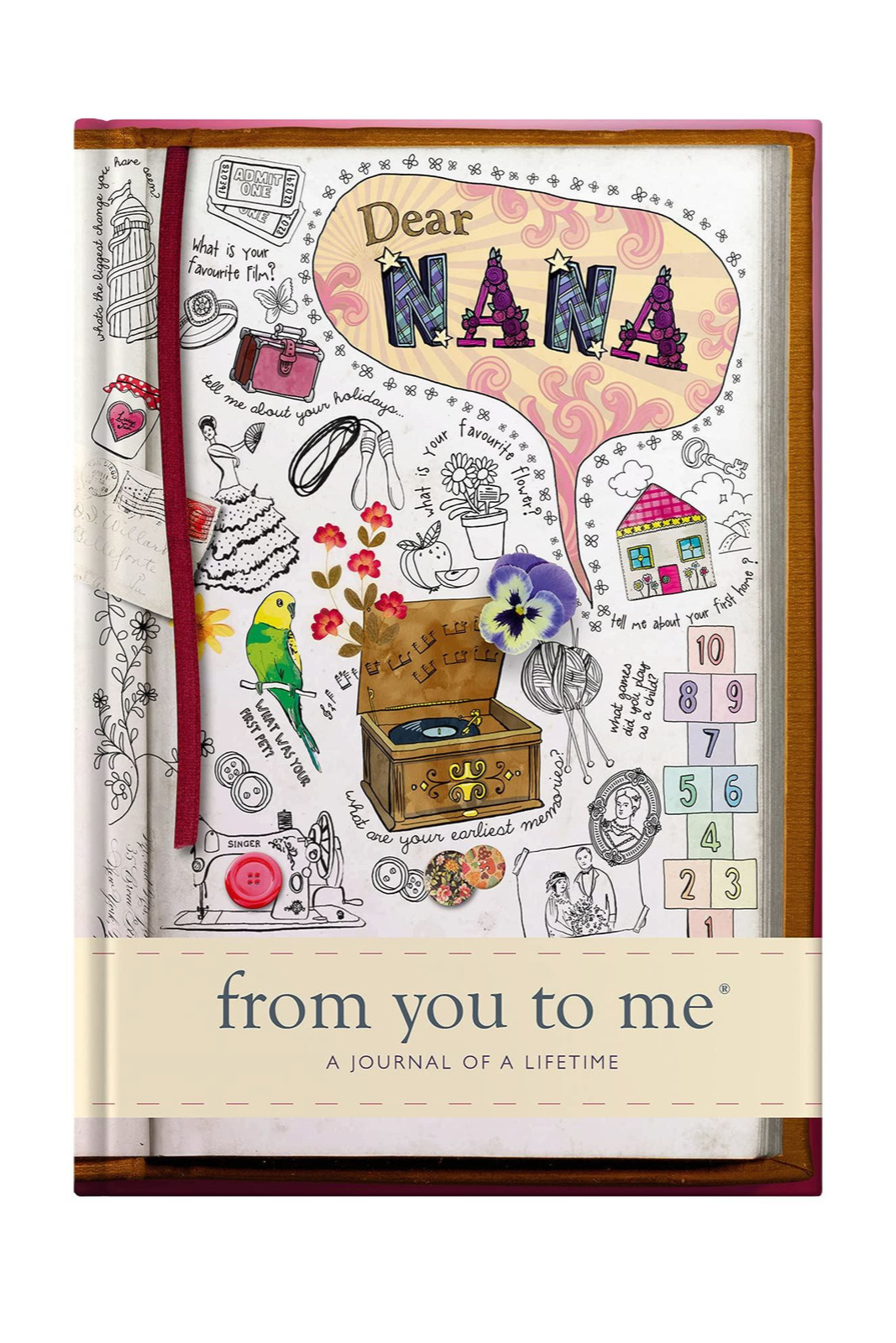 Dear Nana From You To Me Journal of a Lifetime-Books-Ohh! By Gum - Shop Sustainable