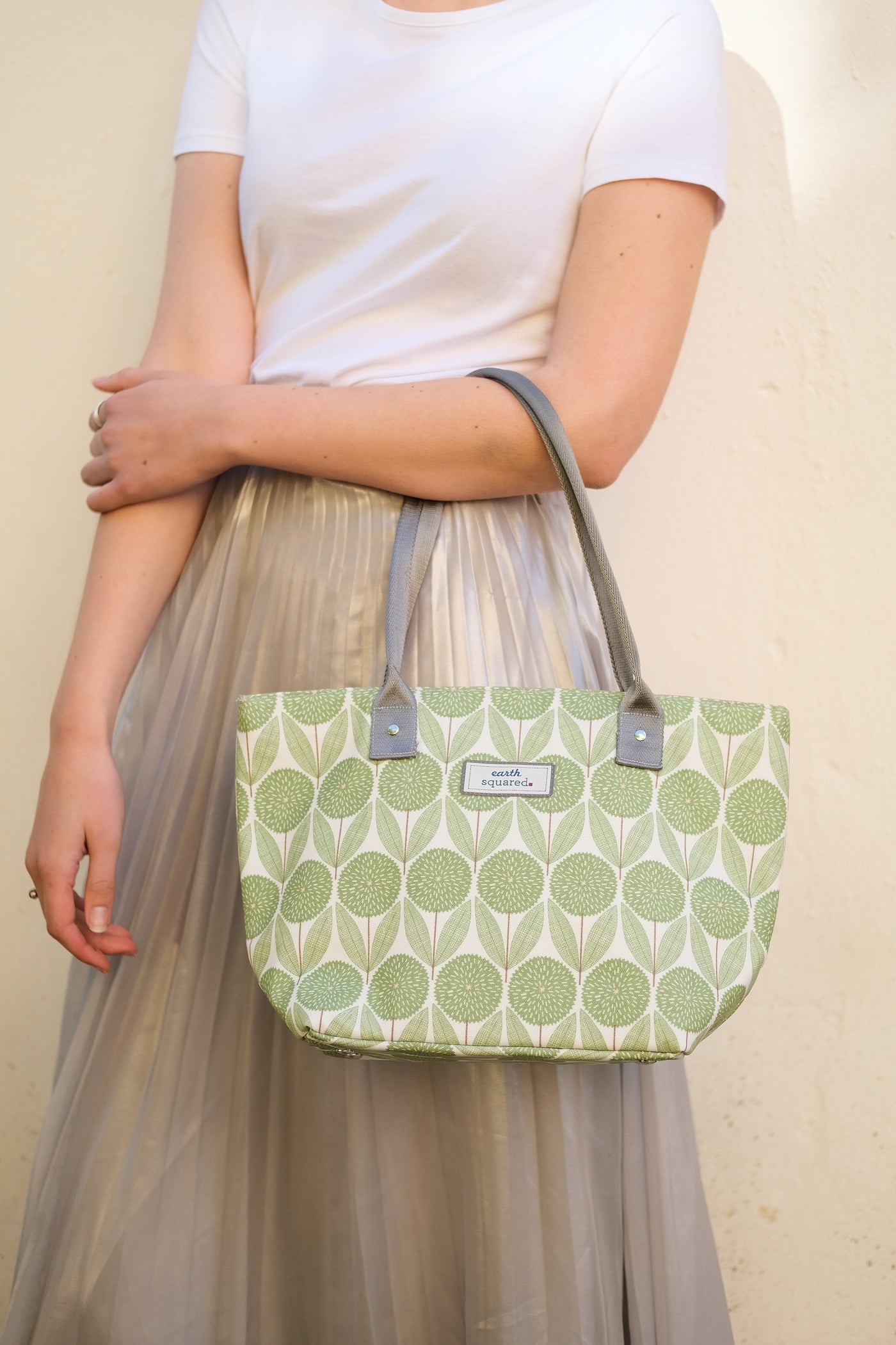 Earth Squared Spring Oil Cloth Tote bag-Accessories-Ohh! By Gum - Shop Sustainable