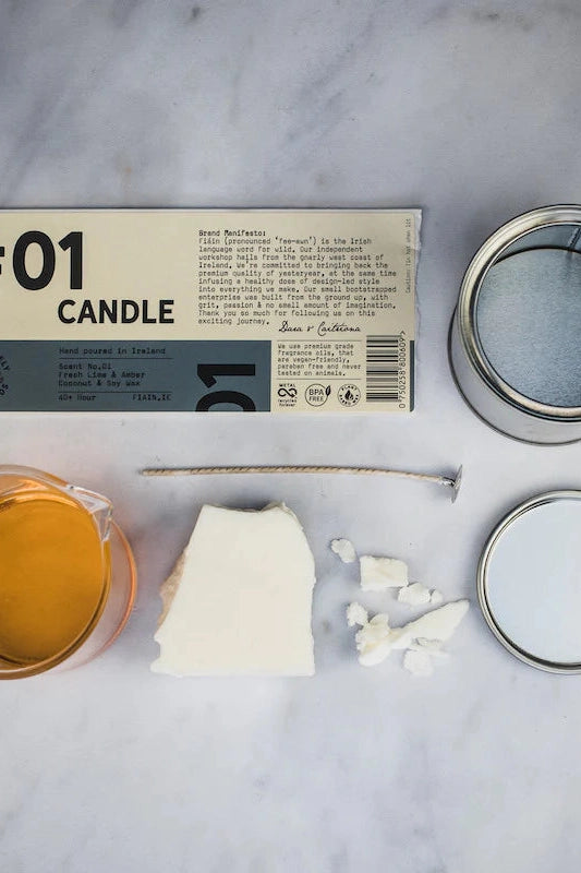 Fiáin Candle 01 | Fresh Lime & Amber Large-Accessories-Ohh! By Gum - Shop Sustainable