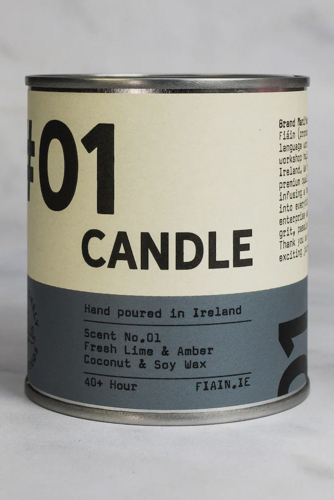 Fiáin Candle 01 | Fresh Lime & Amber Large-Accessories-Ohh! By Gum - Shop Sustainable