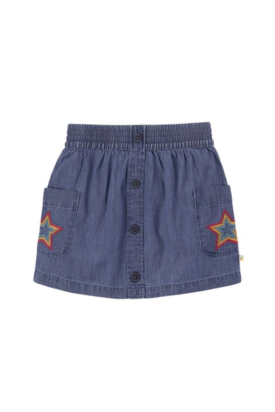 Frugi Charley Chambray Skirt-Kids-Ohh! By Gum - Shop Sustainable