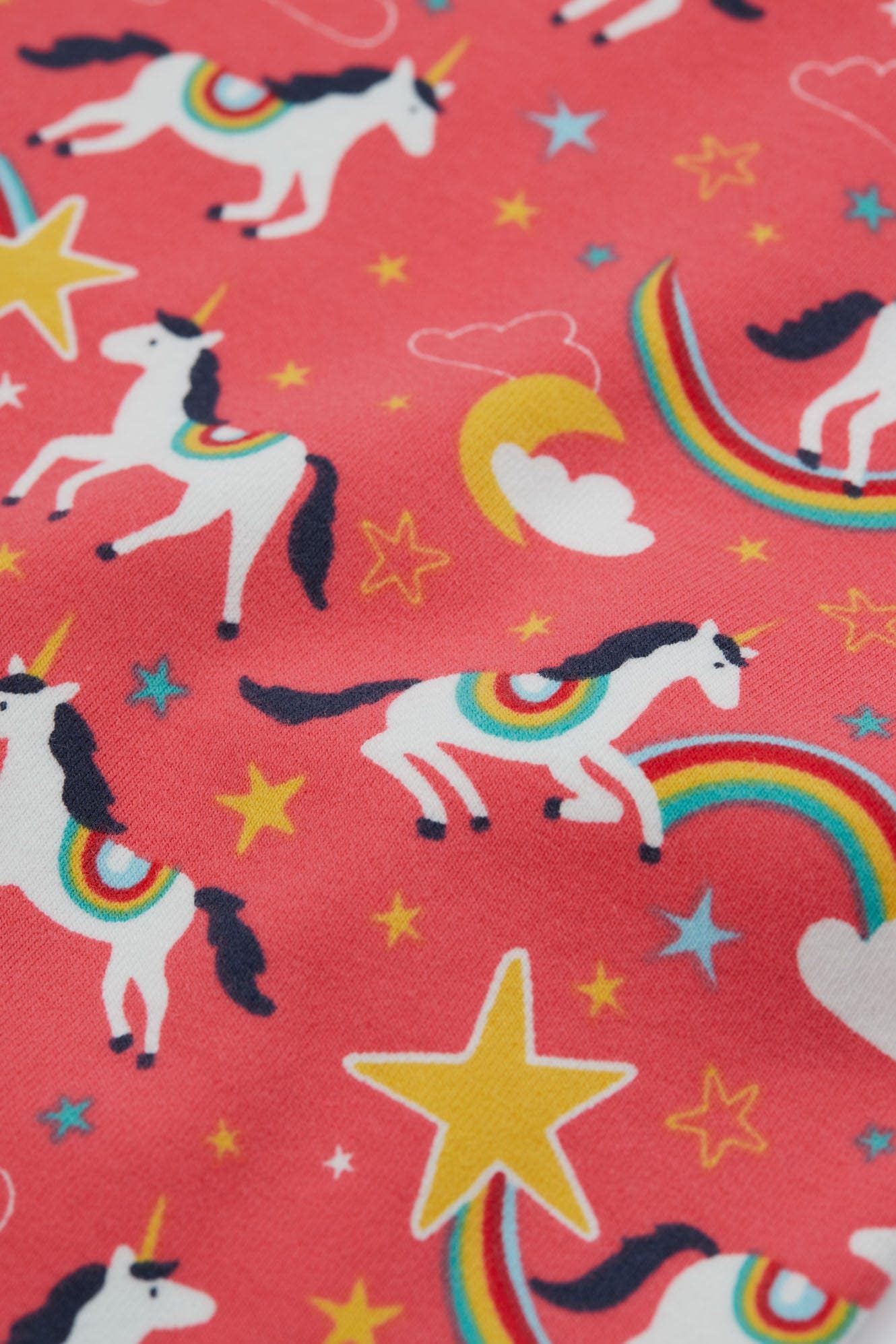 Frugi Libby Printed Leggings - Watermelon Cosmic Unicorns-Kids-Ohh! By Gum - Shop Sustainable