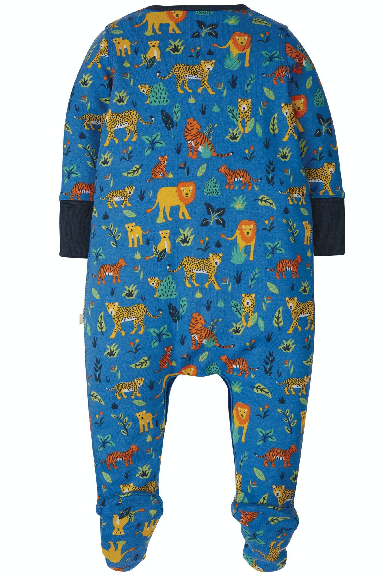 Frugi Lovely Babygrow Big Cats SS21-Kids-Ohh! By Gum - Shop Sustainable