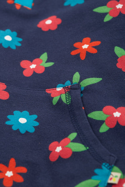Frugi Snuggle Fleece in Indigo Bloom-Kids-Ohh! By Gum - Shop Sustainable