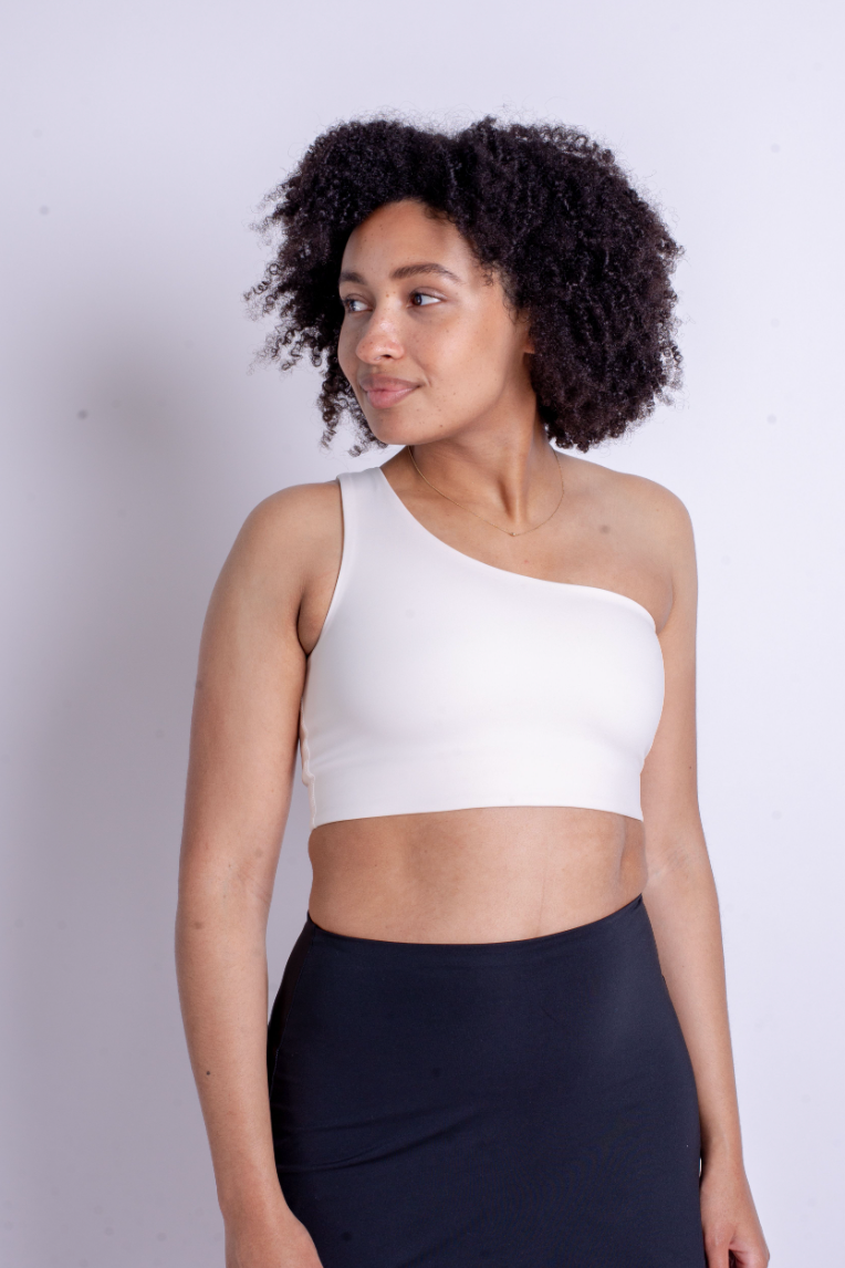 Girlfriend Collective Bianca Bra - Ivory-Womens-Ohh! By Gum - Shop Sustainable