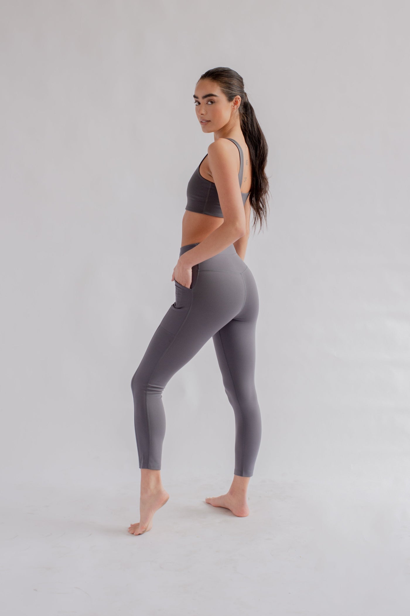 Girlfriend Collective Moon Pocket Leggings High Rise, 7/8-Womens-Ohh! By Gum - Shop Sustainable