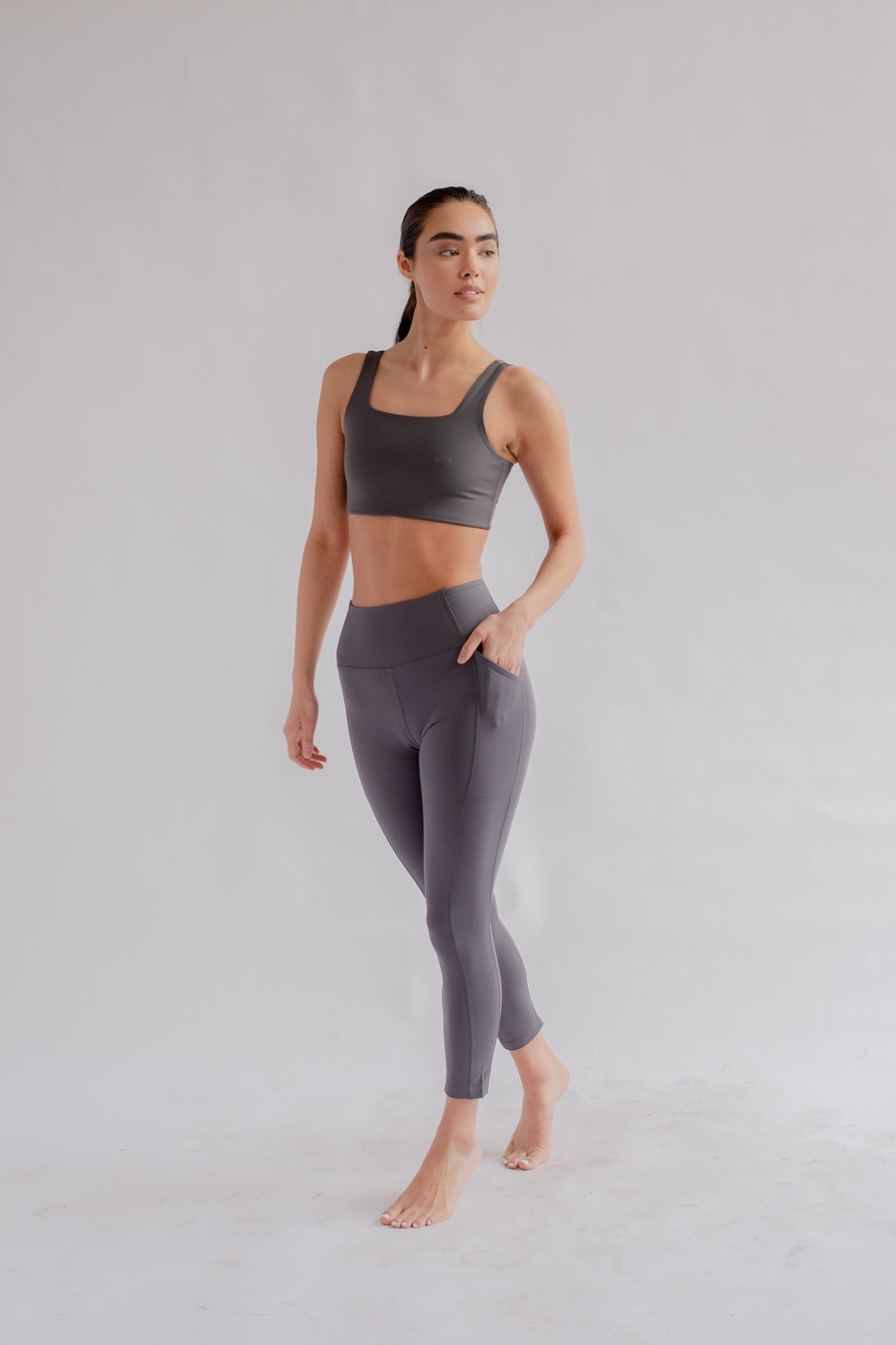 Girlfriend Collective Moon Pocket Leggings High Rise, 7/8-Womens-Ohh! By Gum - Shop Sustainable