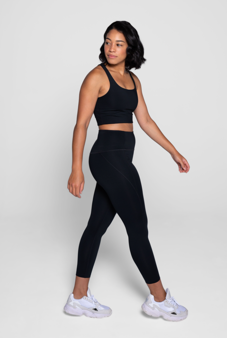 Girlfriend Collective Paloma Bra In Black-Womens-Ohh! By Gum - Shop Sustainable