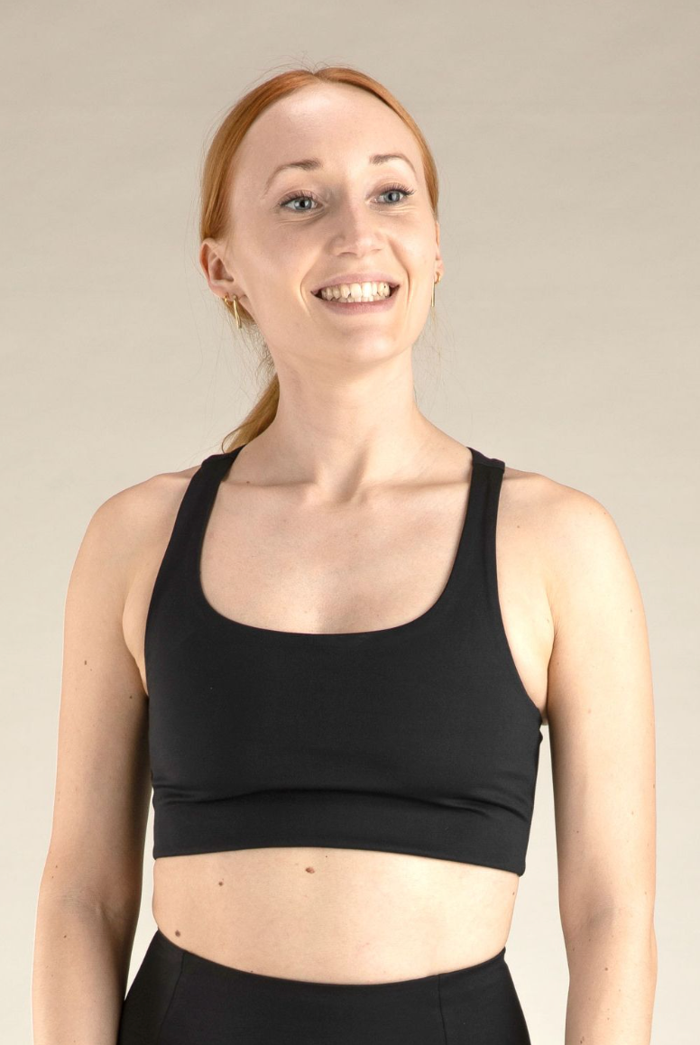 Girlfriend Collective Paloma Bra In Black-Womens-Ohh! By Gum - Shop Sustainable