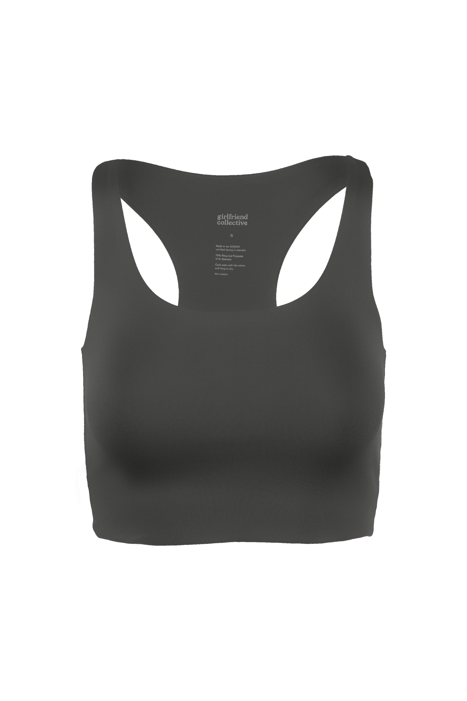 Girlfriend Collective Paloma Bra In Black-Womens-Ohh! By Gum - Shop Sustainable