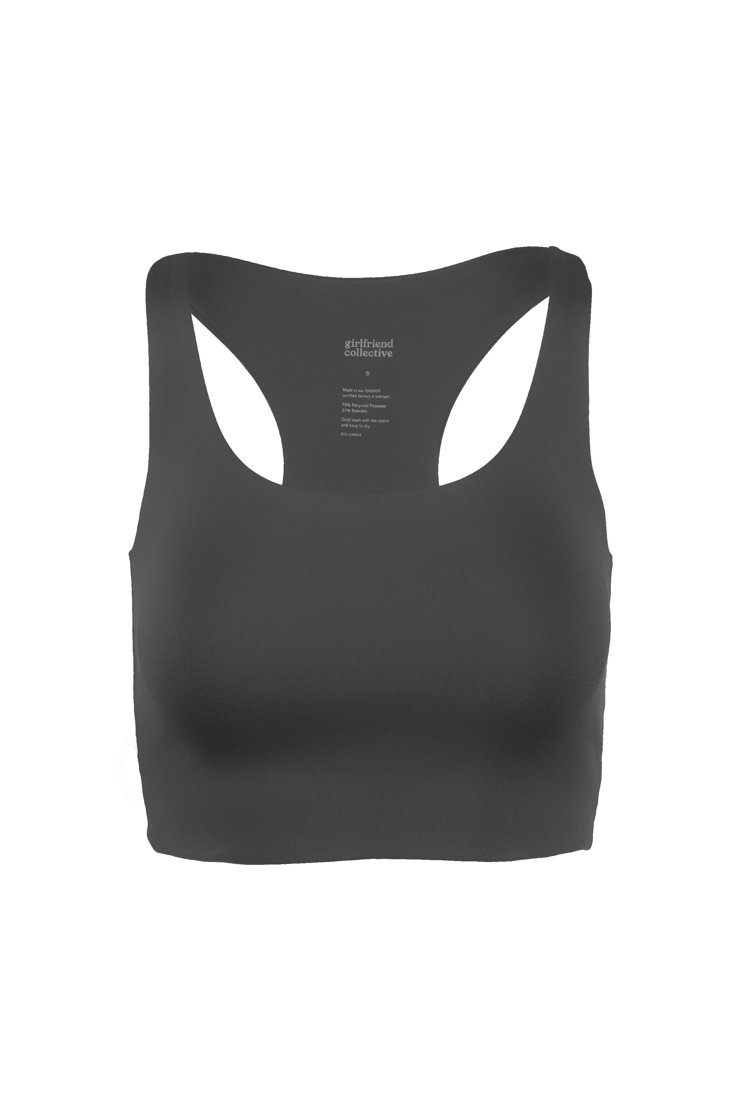 Girlfriend Collective Paloma Bra In Black-Womens-Ohh! By Gum - Shop Sustainable