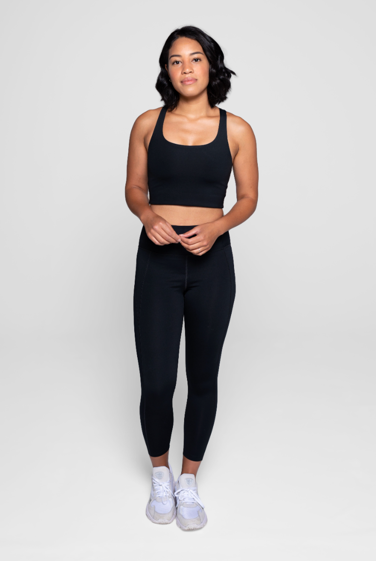 Girlfriend Collective Paloma Bra In Black-Womens-Ohh! By Gum - Shop Sustainable
