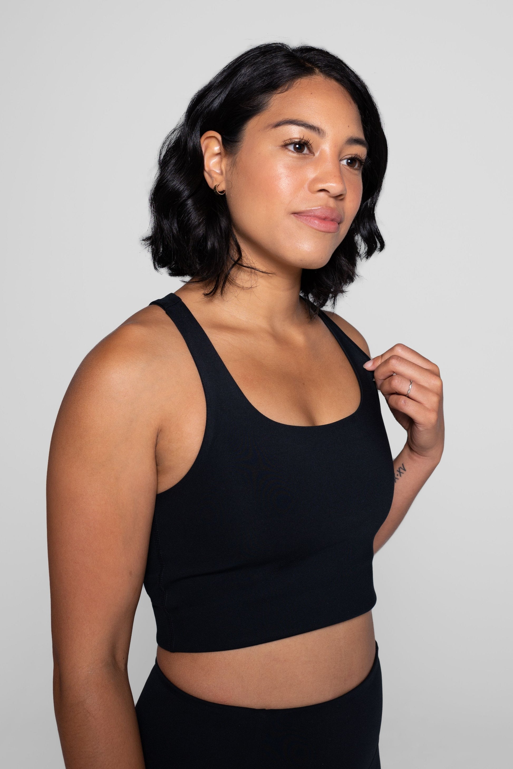 Girlfriend Collective Paloma Bra In Black-Womens-Ohh! By Gum - Shop Sustainable