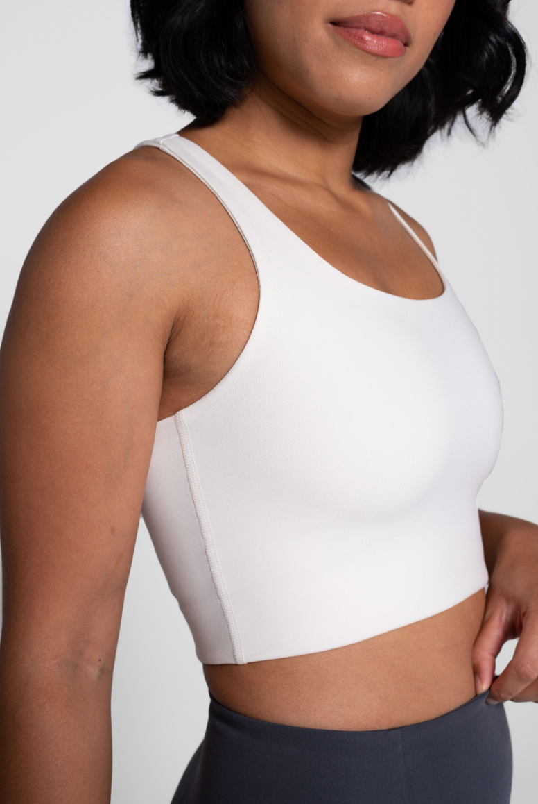 Girlfriend Collective Paloma Bra in Ivory-Womens-Ohh! By Gum - Shop Sustainable