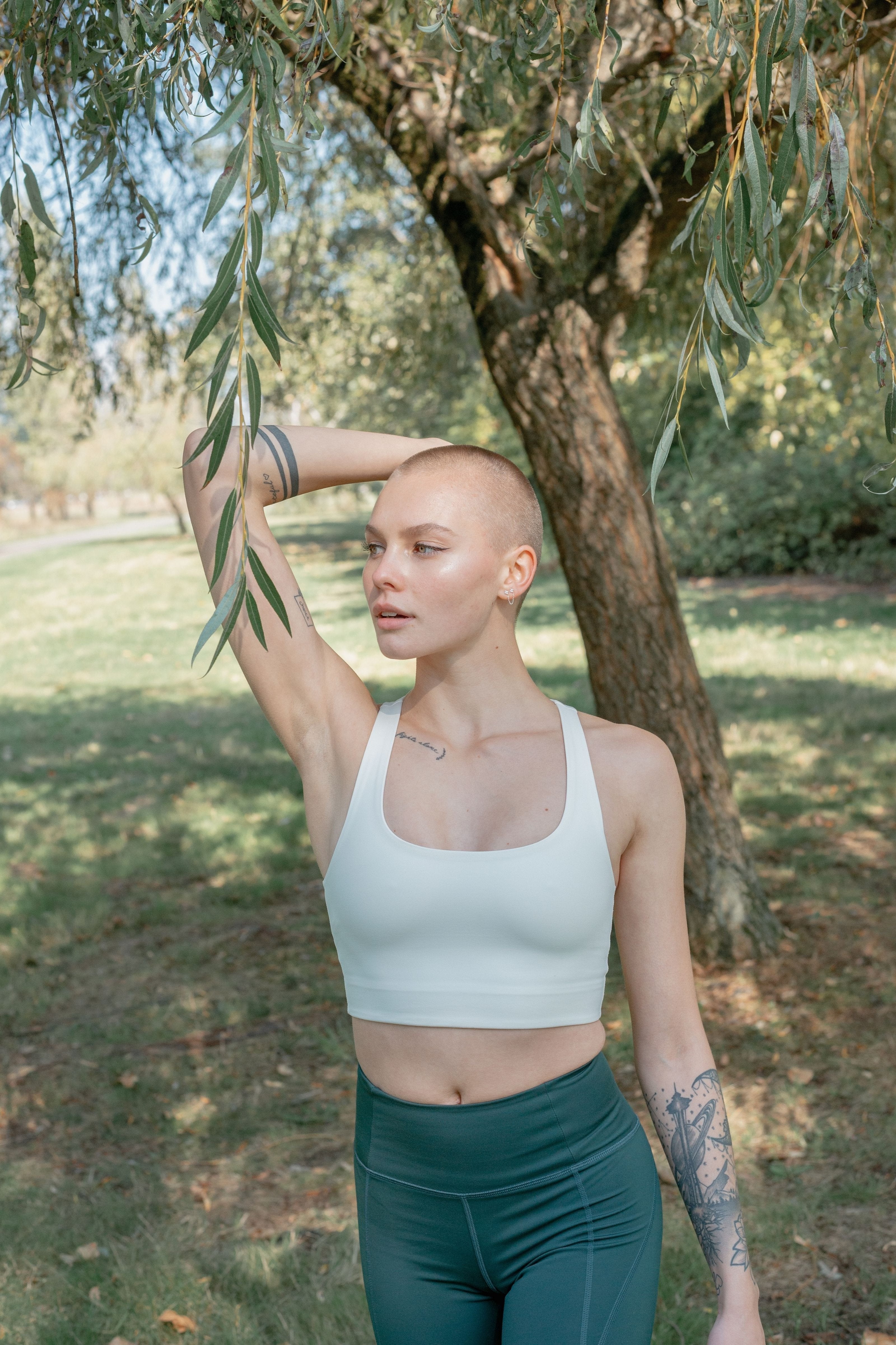 Girlfriend Collective Paloma Bra in Ivory-Womens-Ohh! By Gum - Shop Sustainable