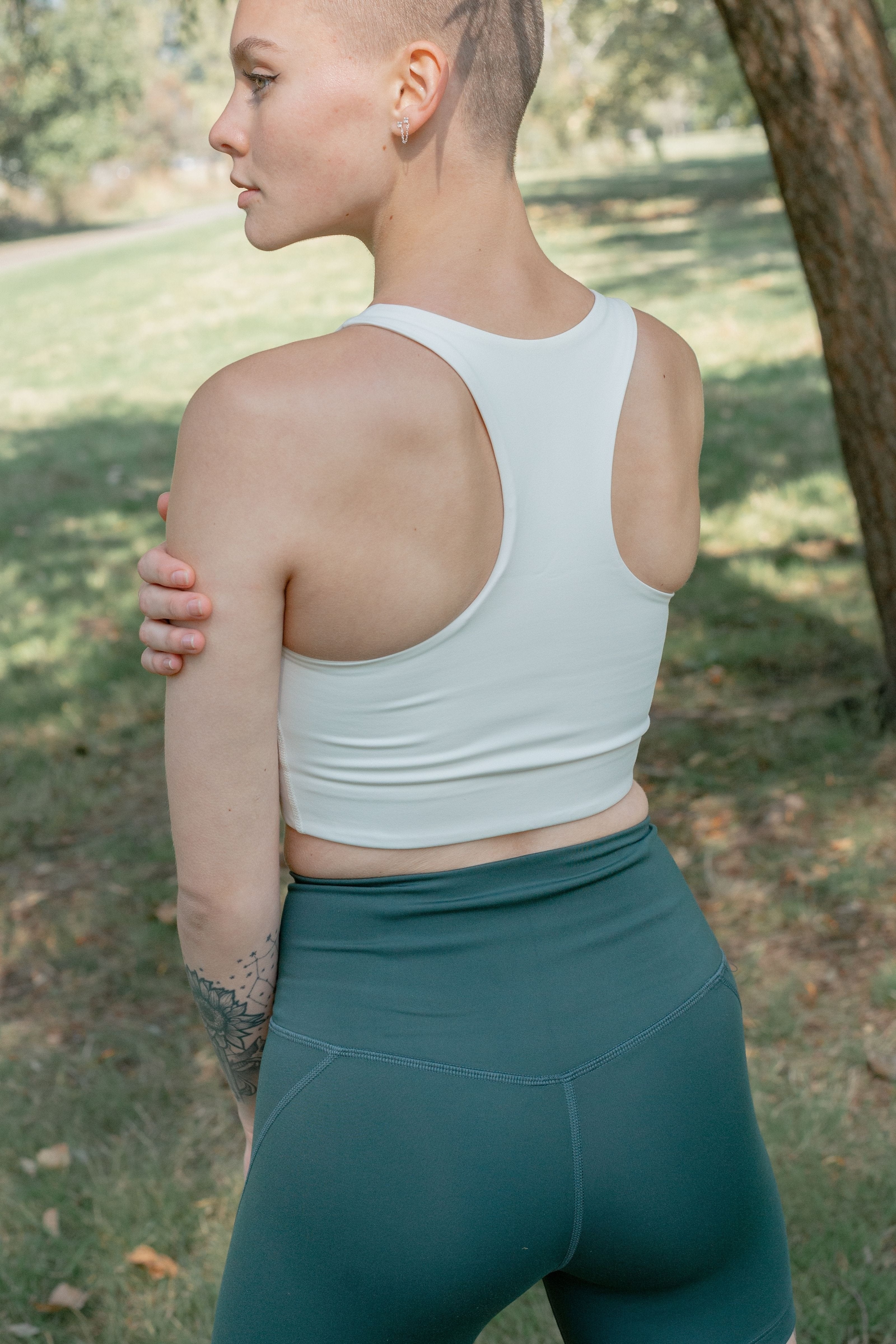 Girlfriend Collective Paloma Bra in Ivory-Womens-Ohh! By Gum - Shop Sustainable