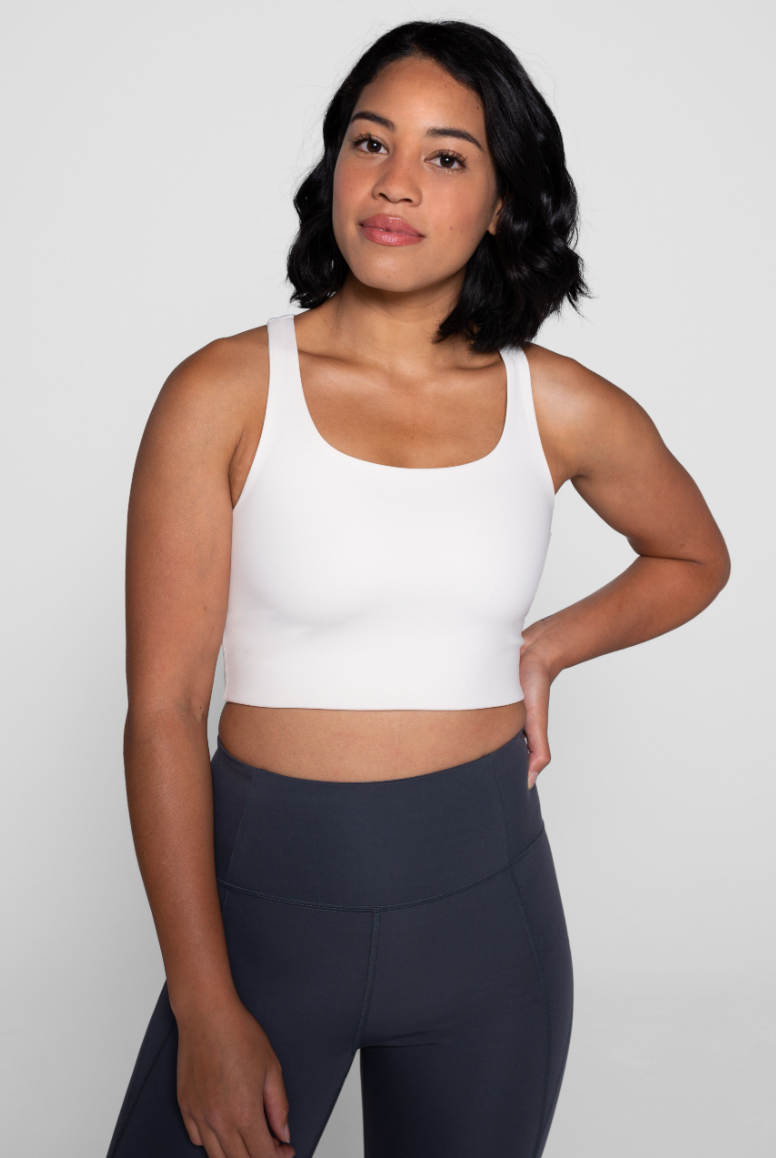 Girlfriend Collective Paloma Bra in Ivory-Womens-Ohh! By Gum - Shop Sustainable