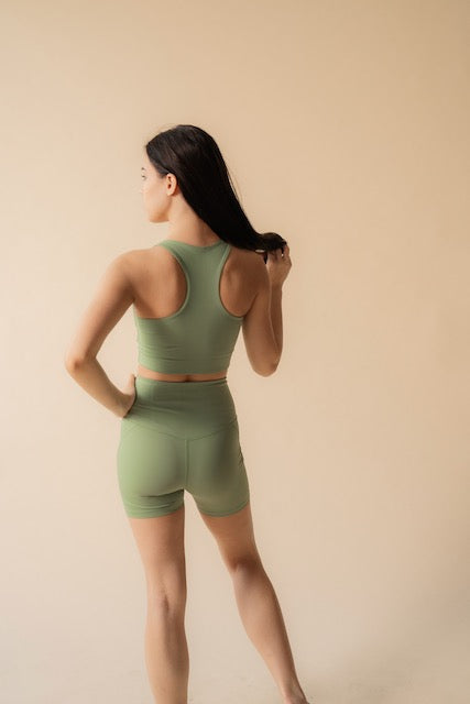 Girlfriend Collective Paloma Bra in Mantis ES-Womens-Ohh! By Gum - Shop Sustainable