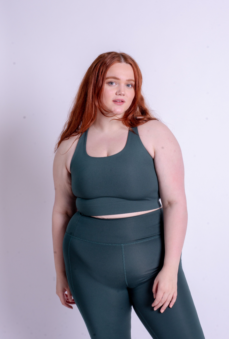 Girlfriend Collective Paloma Bra in Moss-Womens-Ohh! By Gum - Shop Sustainable