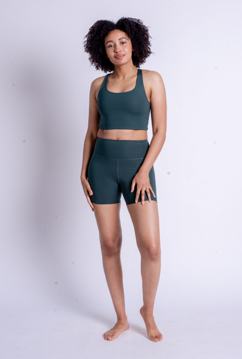 Girlfriend Collective Paloma Bra in Moss-Womens-Ohh! By Gum - Shop Sustainable