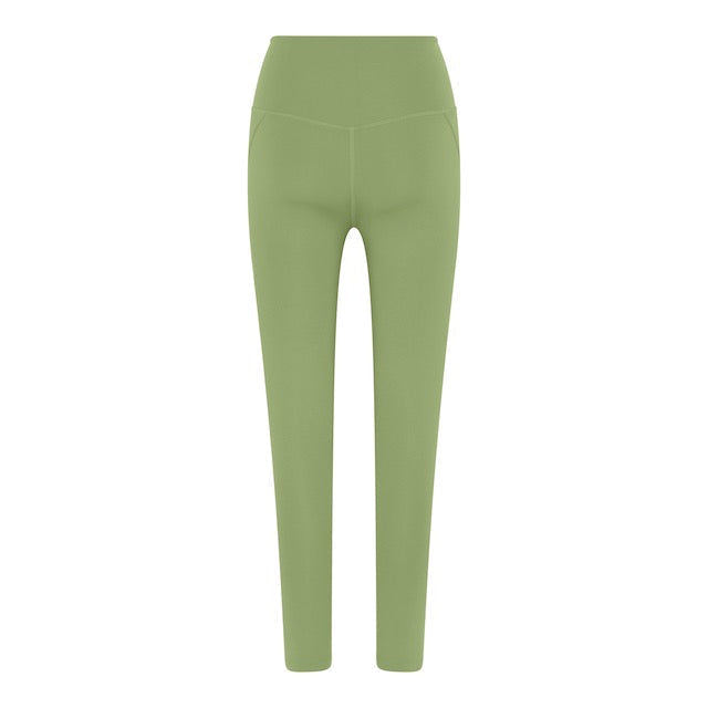 Girlfriend Collective Pocket Leggings High Rise, 7/8 In Mantis EM-Womens-Ohh! By Gum - Shop Sustainable