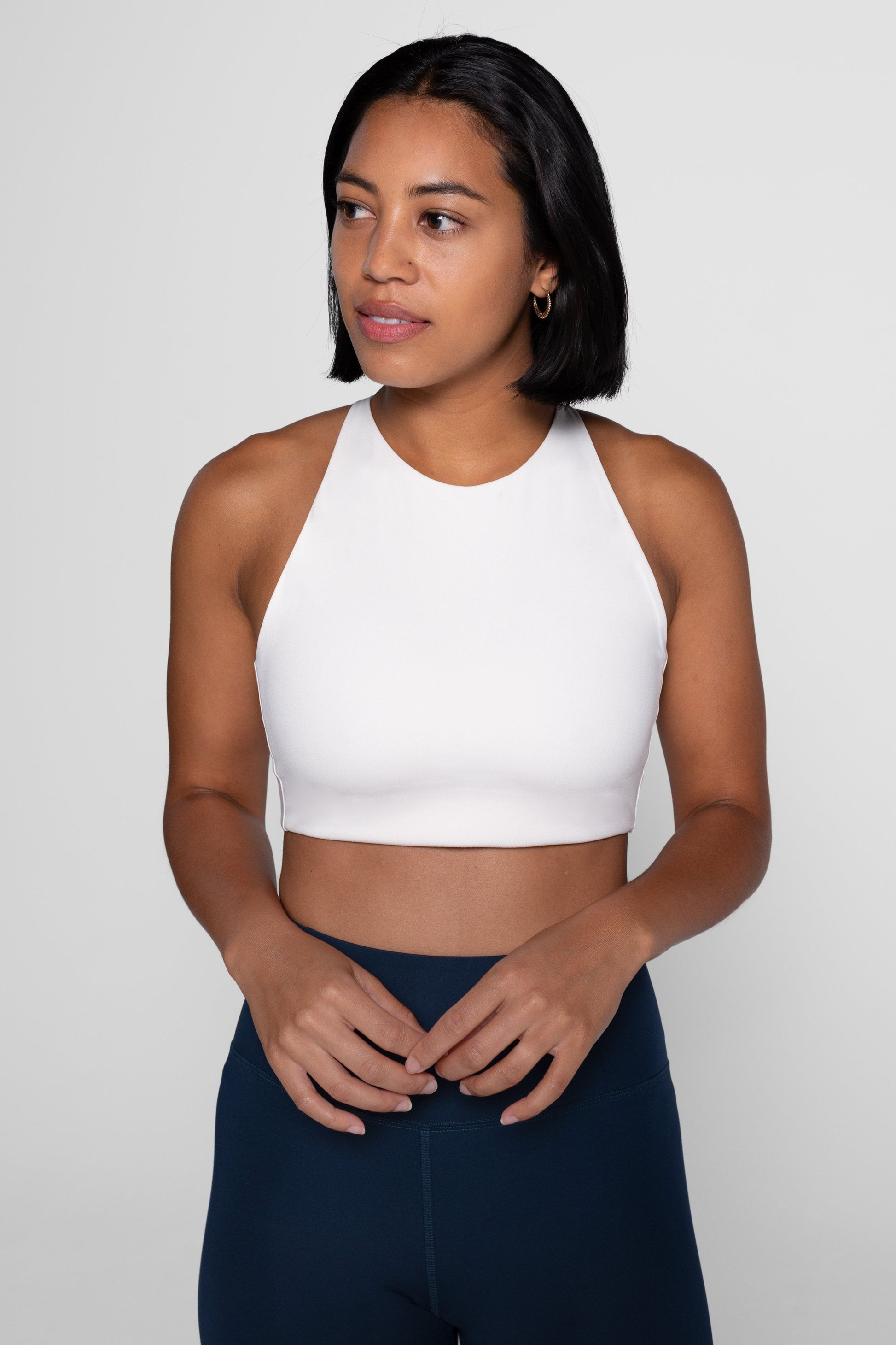 Girlfriend Collective Topanga Bra in Ivory-Womens-Ohh! By Gum - Shop Sustainable
