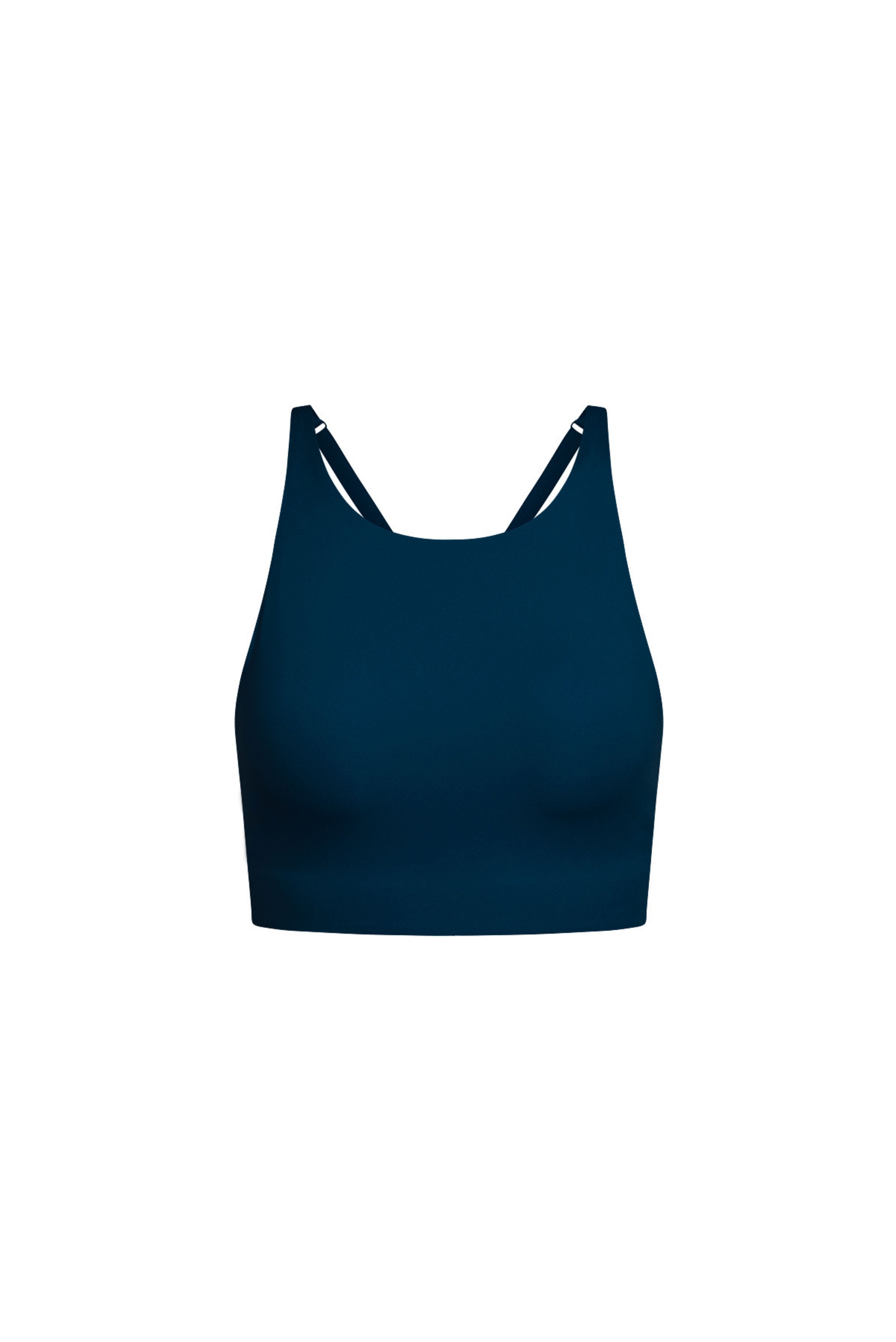 Girlfriend Collective Topanga Bra in Midnight-Womens-Ohh! By Gum - Shop Sustainable