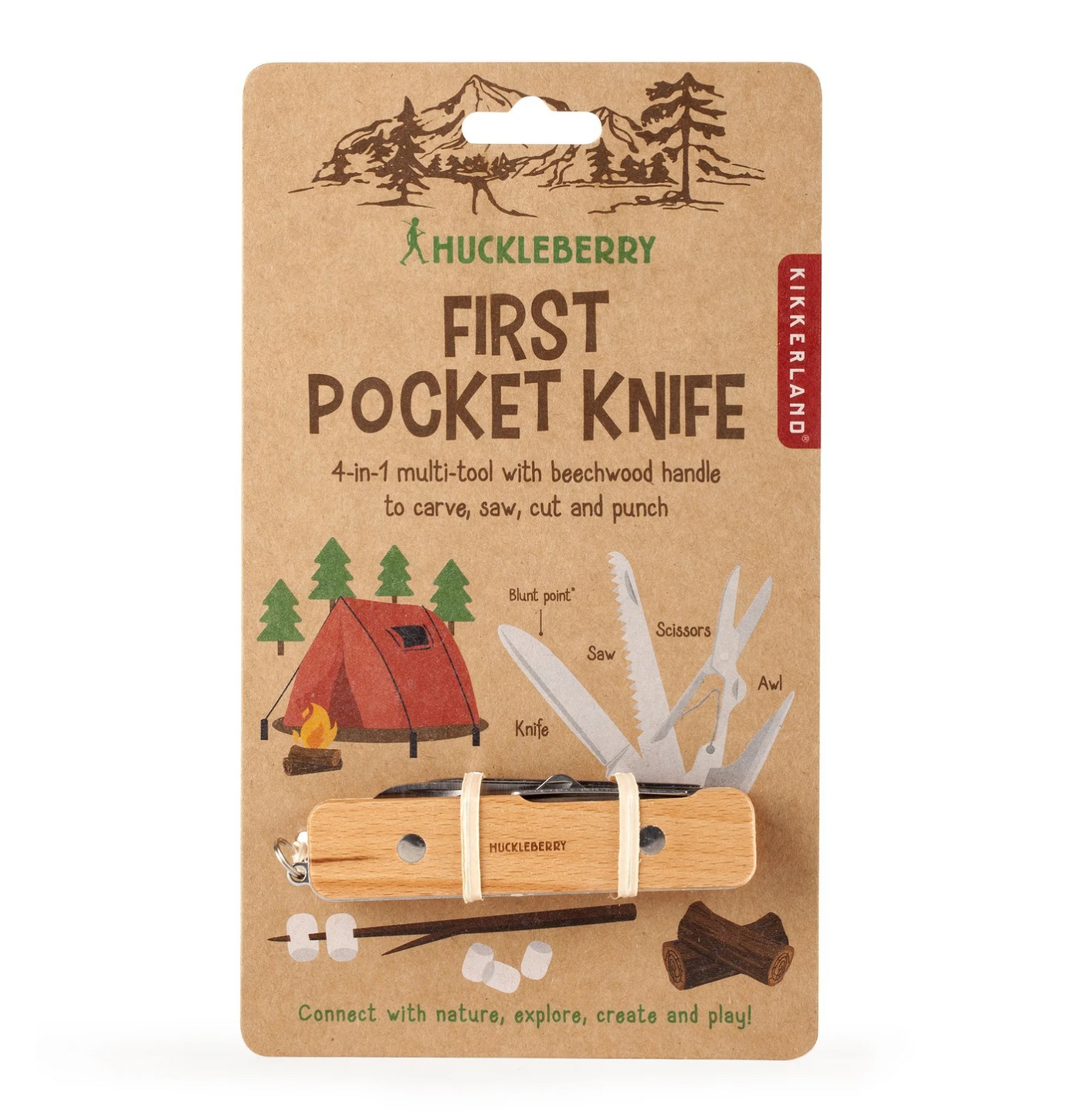 Huckleberry First Pocket Knife-Accessories-Ohh! By Gum - Shop Sustainable