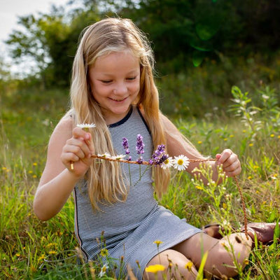 Huckleberry Fresh Flower Necklace-Accessories-Ohh! By Gum - Shop Sustainable