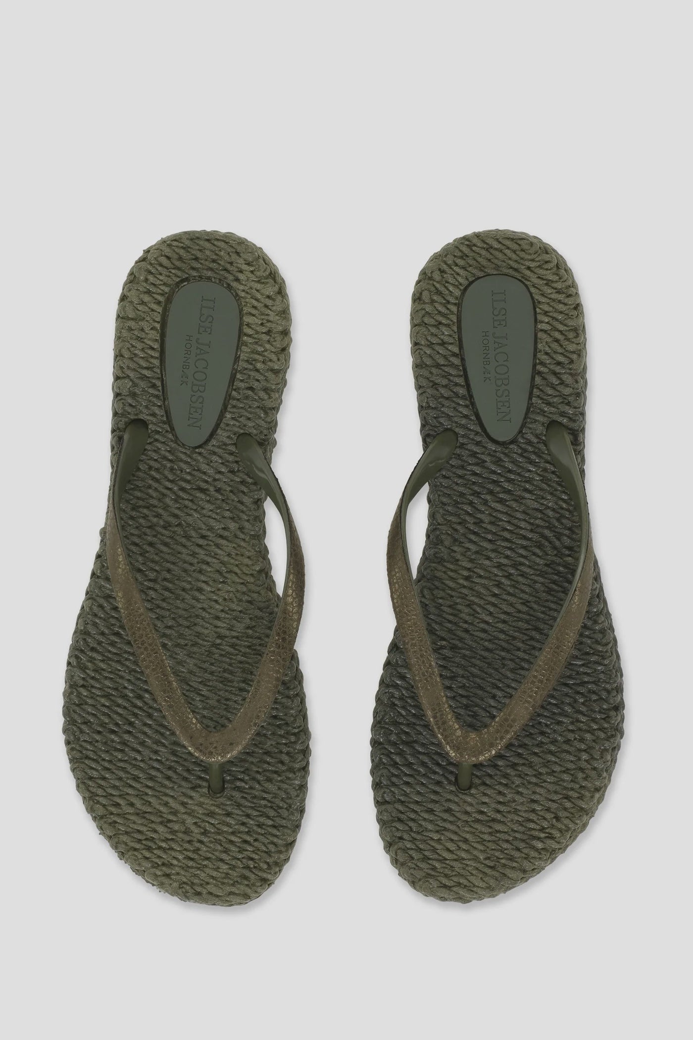Ilse Jacobsen Army Cheerful Flip Flops with Glitter-Accessories-Ohh! By Gum - Shop Sustainable