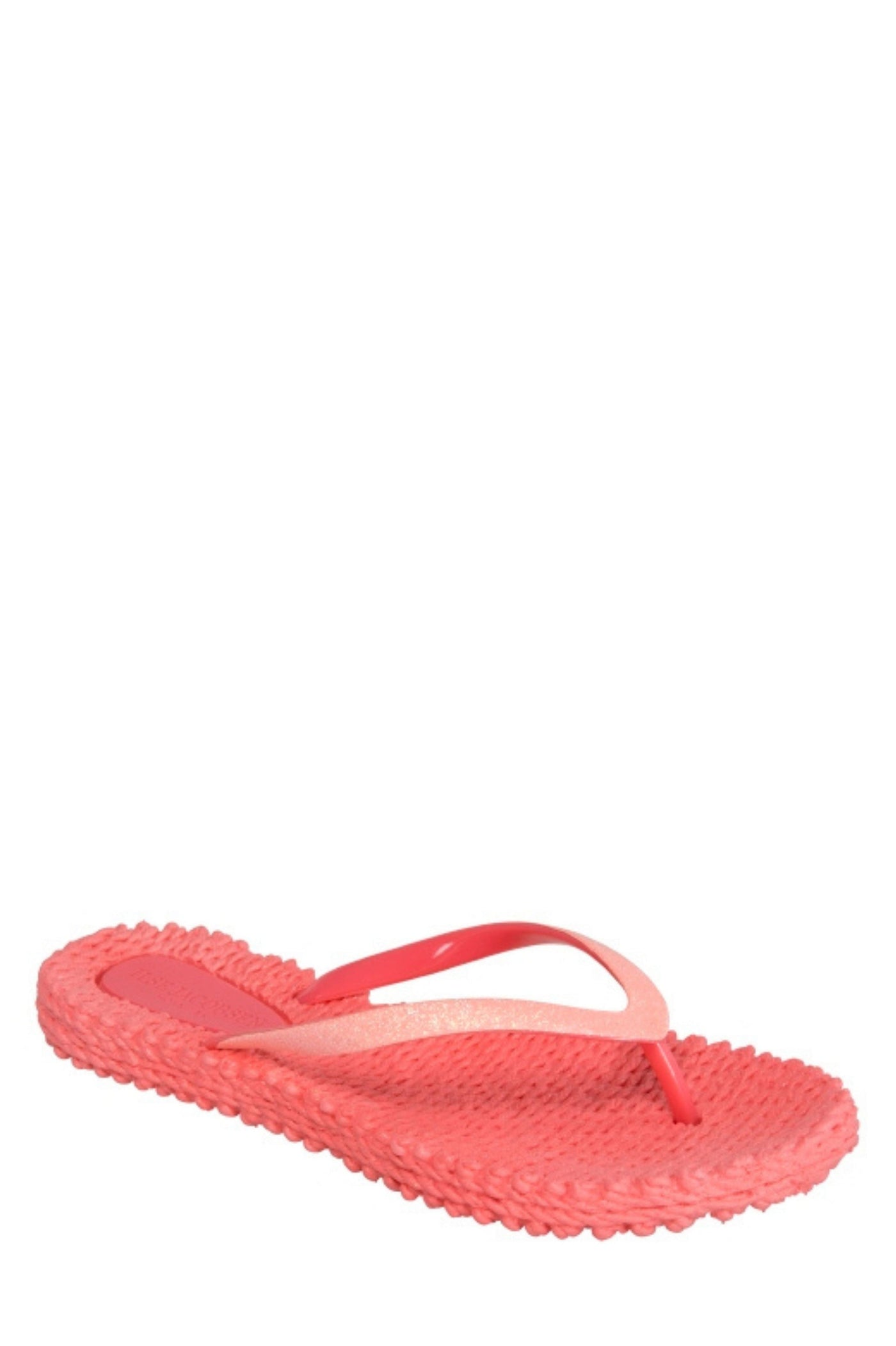 Ilse Jacobsen Indian Red Cheerful Flip Flops with Glitter-Accessories-Ohh! By Gum - Shop Sustainable