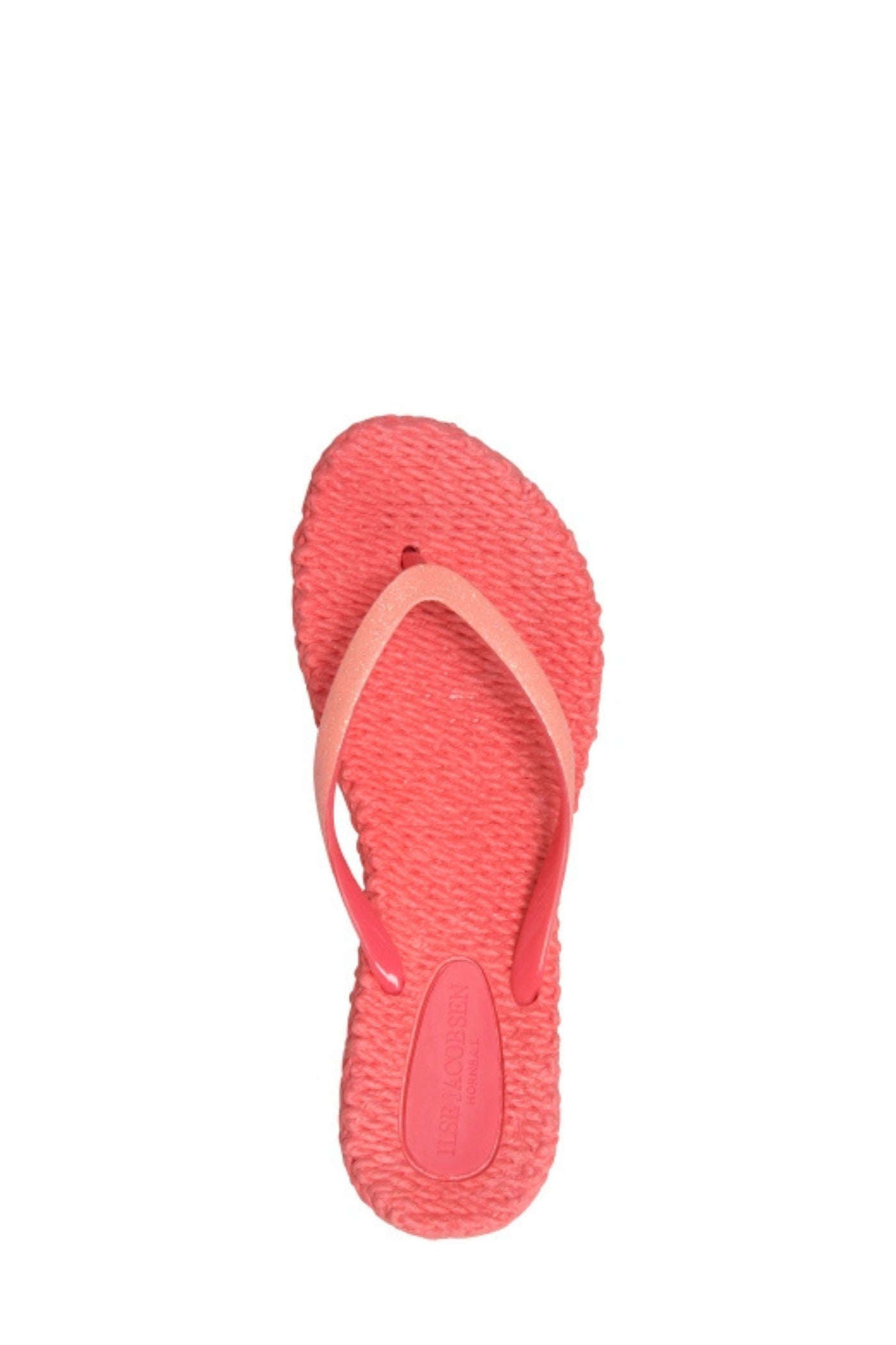 Ilse Jacobsen Indian Red Cheerful Flip Flops with Glitter-Accessories-Ohh! By Gum - Shop Sustainable