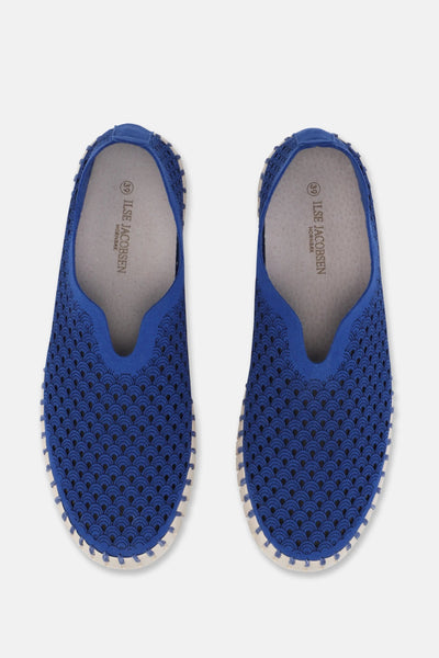 Ilse Jacobsen Platform Tulip Shoes in Blue Web-Accessories-Ohh! By Gum - Shop Sustainable