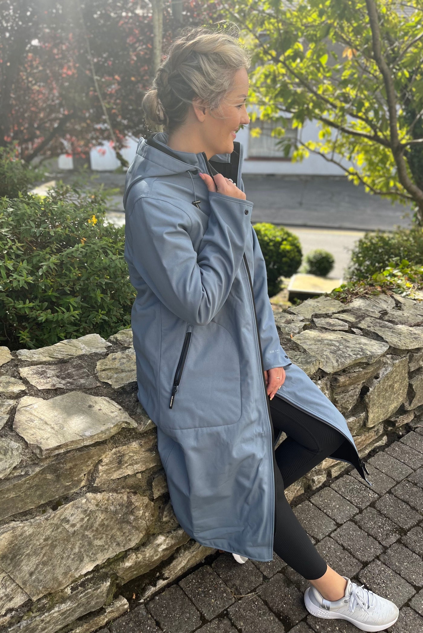 Ilse Jacobsen Raincoat Rain135L in Winter Ocean-Womens-Ohh! By Gum - Shop Sustainable