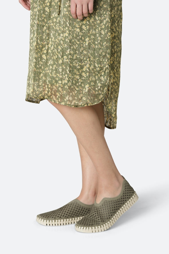Ilse Jacobsen Tulip Shoes in Army colour-Accessories-Ohh! By Gum - Shop Sustainable