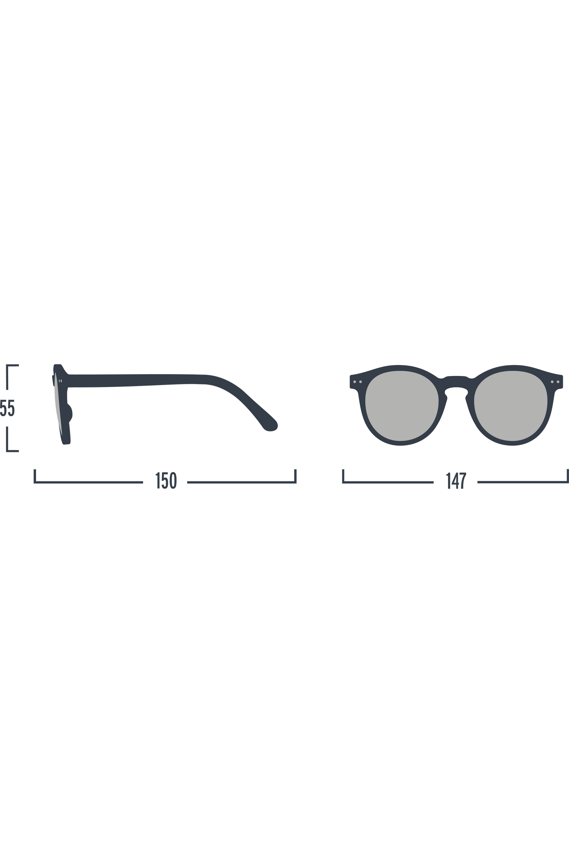Izipizi #M Sunglasses in Black-Accessories-Ohh! By Gum - Shop Sustainable
