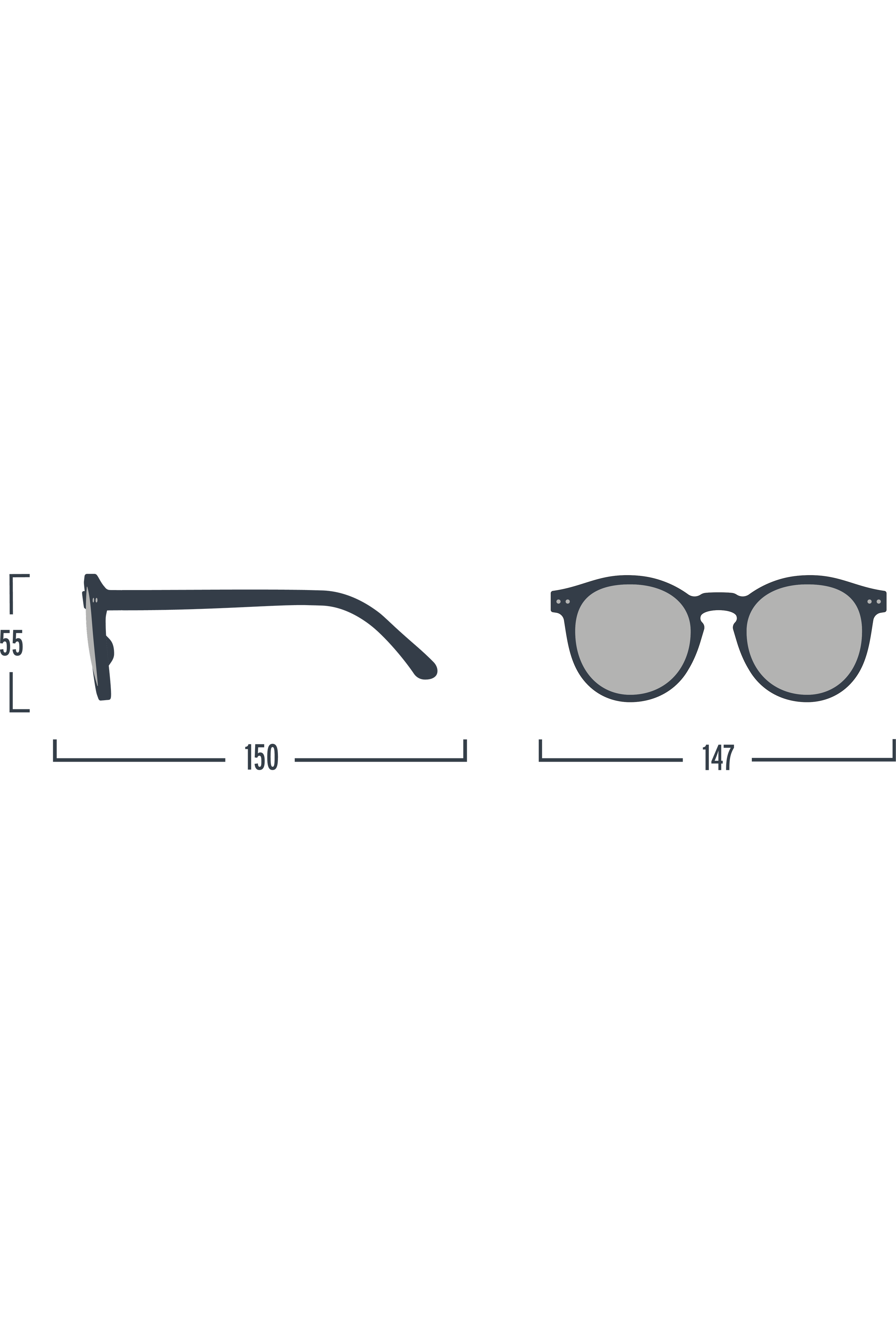 Izipizi #M Sunglasses in Black-Accessories-Ohh! By Gum - Shop Sustainable